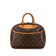 Louis Vuitton Vintage Pre-owned Canvas handvskor Brown, Dam