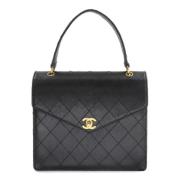 Chanel Vintage Pre-owned Laeder chanel-vskor Black, Dam