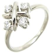 Tiffany & Co. Pre-owned Pre-owned Platina ringar Gray, Dam