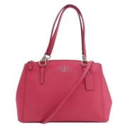 Coach Pre-owned Pre-owned Laeder axelremsvskor Pink, Dam