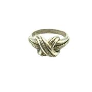 Tiffany & Co. Pre-owned Pre-owned Silver ringar Gray, Dam