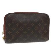 Louis Vuitton Vintage Pre-owned Canvas kuvertvskor Brown, Dam