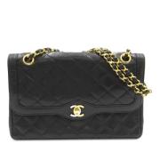 Chanel Vintage Pre-owned Laeder axelremsvskor Black, Dam