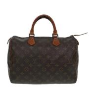 Louis Vuitton Vintage Pre-owned Canvas louis-vuitton-vskor Brown, Dam