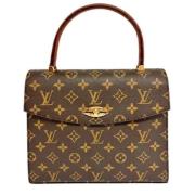 Louis Vuitton Vintage Pre-owned Tyg louis-vuitton-vskor Brown, Dam