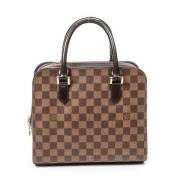 Louis Vuitton Vintage Pre-owned Canvas handvskor Brown, Dam