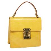 Louis Vuitton Vintage Pre-owned Laeder handvskor Yellow, Dam