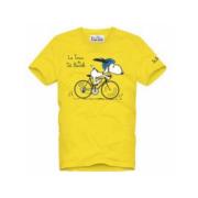 MC2 Saint Barth Kortärmad Snoopy Cykel T-shirt Yellow, Herr