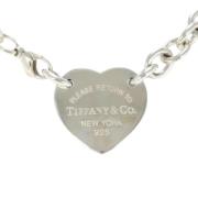 Tiffany & Co. Pre-owned Pre-owned Silver halsband Gray, Dam