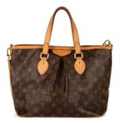 Louis Vuitton Vintage Pre-owned Canvas handvskor Brown, Dam