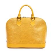 Louis Vuitton Vintage Pre-owned Laeder handvskor Yellow, Dam