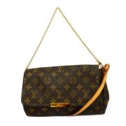 Louis Vuitton Vintage Pre-owned Tyg louis-vuitton-vskor Brown, Dam