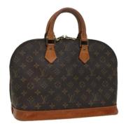 Louis Vuitton Vintage Pre-owned Canvas handvskor Brown, Dam