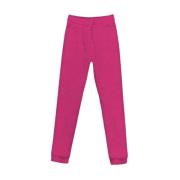 MC2 Saint Barth Jogger sweatpants med ankellastic Pink, Dam