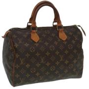 Louis Vuitton Vintage Pre-owned Canvas handvskor Brown, Dam