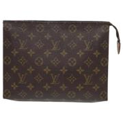 Louis Vuitton Vintage Pre-owned Canvas kuvertvskor Brown, Dam