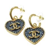 Chanel Vintage Pre-owned Metall chanel-smycken Blue, Dam