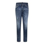 Dsquared2 Blå Slim Fit Jeans Aw24 Blue, Herr