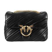 Pinko Mini Love Puff Clutch Black, Dam