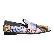 Dolce & Gabbana Multicolor Madonna Majolika Loafers Skor Multicolor, H...