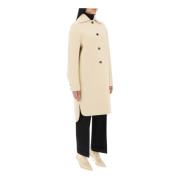 Jil Sander Deconstructed kappa i jungfruull Beige, Dam