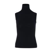 Sportmax Svart Linne Black, Dam