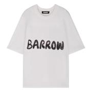 Barrow T-shirt med tryck White, Dam