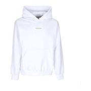 Propaganda Vit Herr Hoodie med Ribbade Detaljer White, Herr