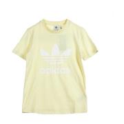 Adidas Sol Dimma T-shirt för Kvinnor Yellow, Dam