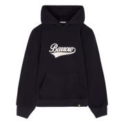 Barrow Hoodie med tvättat tryck Black, Unisex