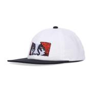 Obey Platt skärm snapback keps Vit/Multi White, Herr