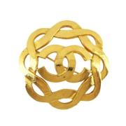 Chanel Vintage Pre-owned Guld chanel-smycken Yellow, Dam