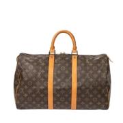 Louis Vuitton Vintage Pre-owned Canvas resvskor Brown, Dam