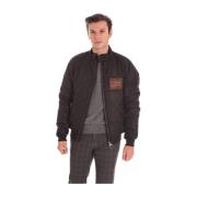 Barbour Quilted Merchant Svart Bomberjacka Black, Herr