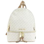 Michael Kors Pre-owned Pre-owned Canvas ryggsckar White, Dam