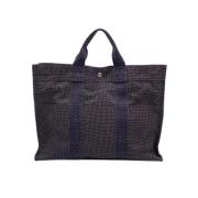 Hermès Vintage Pre-owned Canvas totevskor Gray, Dam