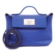 Hermès Vintage Pre-owned Laeder handvskor Blue, Dam