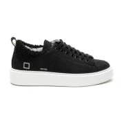 D.a.t.e. Svarta Sneakers Sfera Teddyn Black, Dam