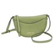 Michael Kors Pre-owned Pre-owned Laeder crossbodyvskor Green, Dam