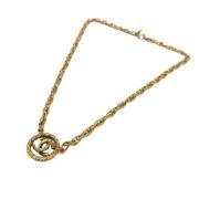 Chanel Vintage Pre-owned Metall chanel-smycken Yellow, Dam