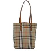 Burberry Vintage Pre-owned Canvas totevskor Beige, Dam