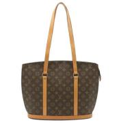 Louis Vuitton Vintage Pre-owned Tyg louis-vuitton-vskor Brown, Dam