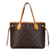 Louis Vuitton Vintage Pre-owned Canvas axelremsvskor Brown, Dam