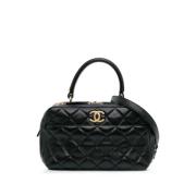 Chanel Vintage Pre-owned Laeder chanel-vskor Black, Dam