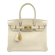 Hermès Vintage Pre-owned Laeder handvskor Beige, Dam