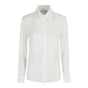 Remain Birger Christensen Slim Fit Bomullsskjorta White, Dam