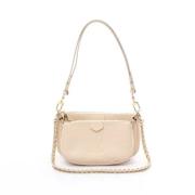 Louis Vuitton Vintage Pre-owned Laeder louis-vuitton-vskor Beige, Dam