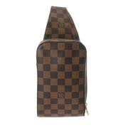 Louis Vuitton Vintage Pre-owned Canvas louis-vuitton-vskor Brown, Dam