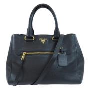 Prada Vintage Pre-owned Laeder prada-vskor Black, Dam