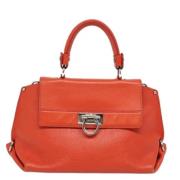 Salvatore Ferragamo Pre-owned Pre-owned Laeder handvskor Orange, Dam